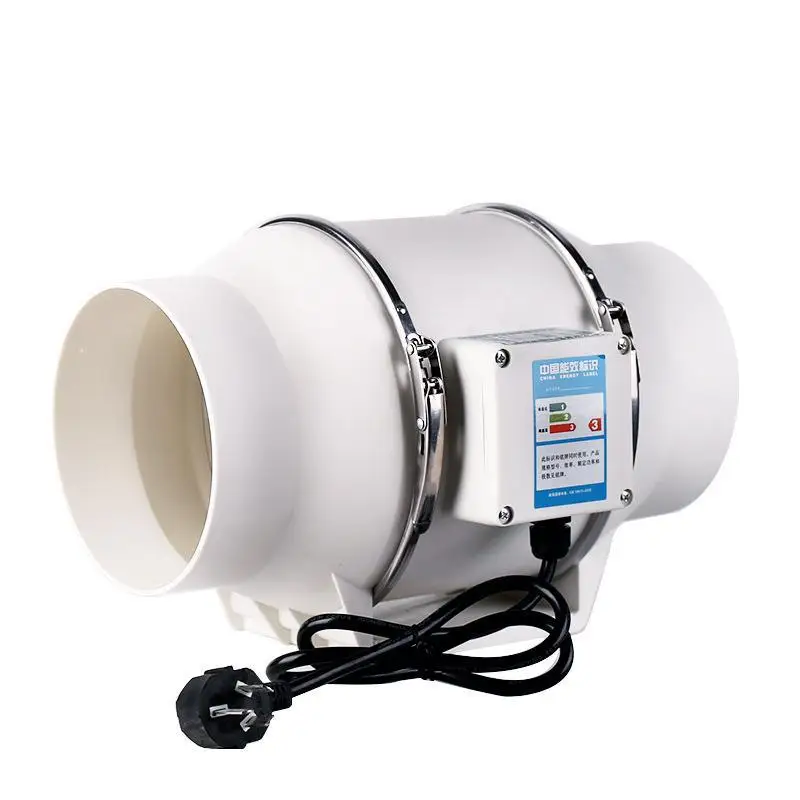 

Fan Wall Cleaning Industrial Pipe Bathroom Extractor 3/4/5/6inch Duct Fan Window Air Fan Toilet Exhaust Ventilation Kitchen