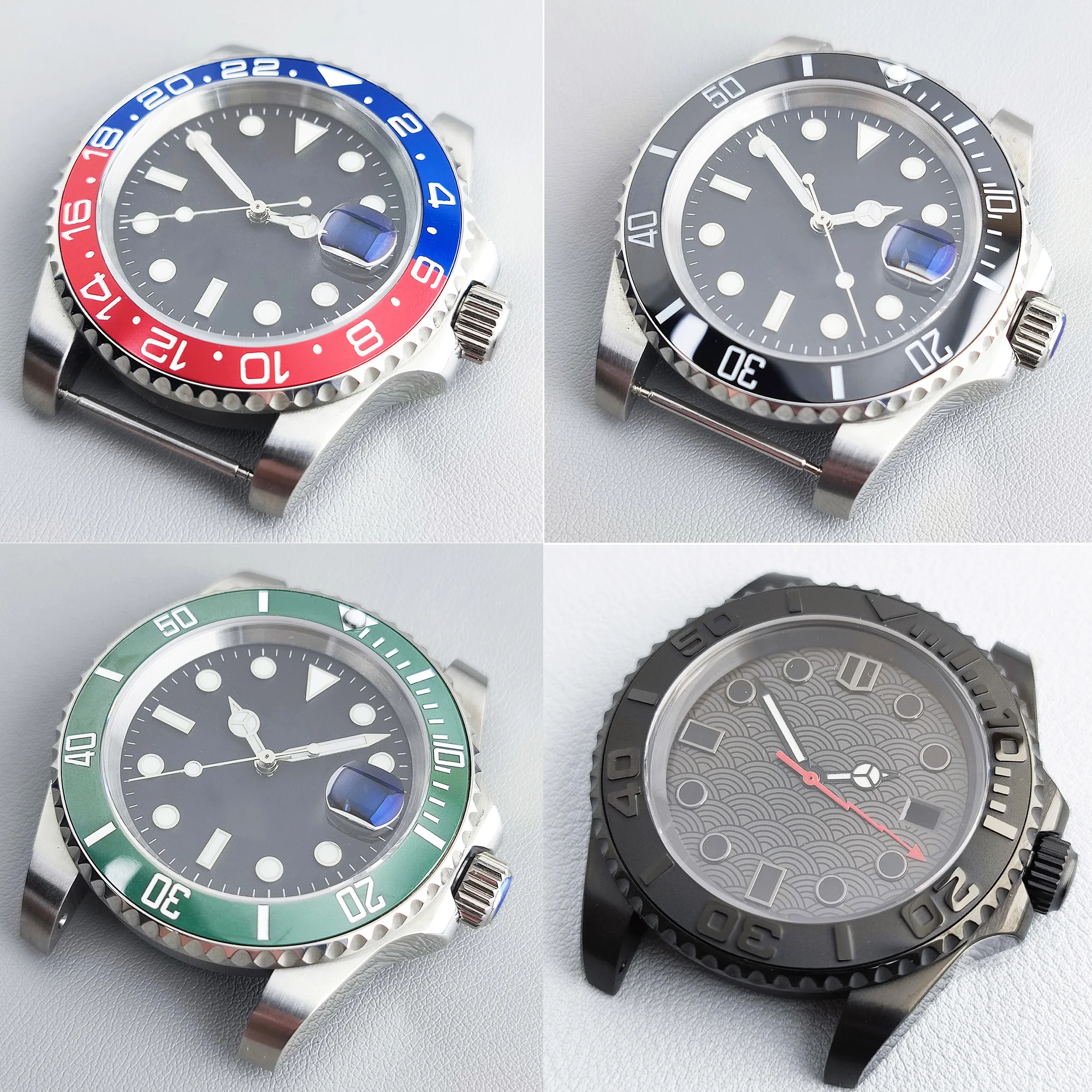 40mm NH35 case men's watch Seiko NH35 movement stainless steel 904L sapphire glass nh36 watch dail C3 luminous