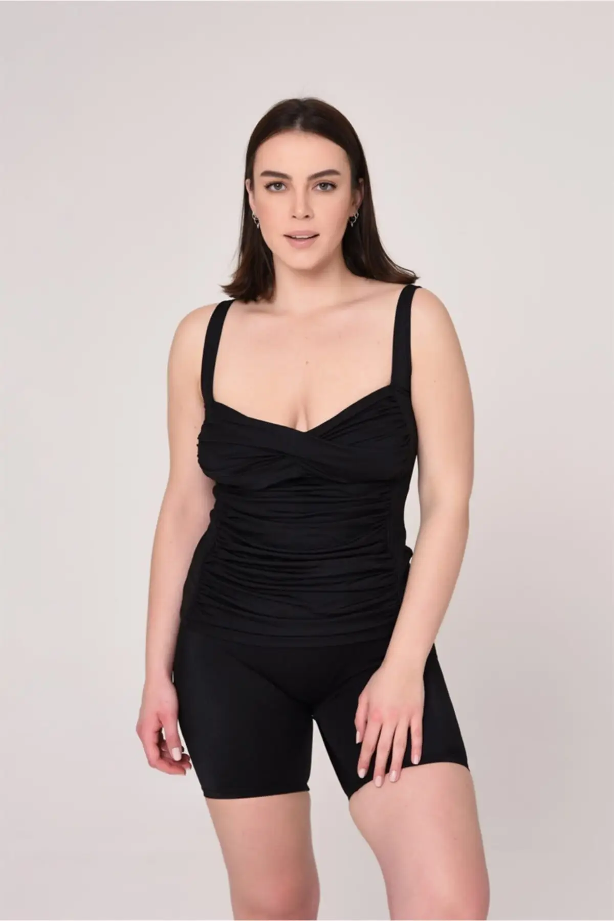 

Женские Купальники, черные драпированные шорты Benifit