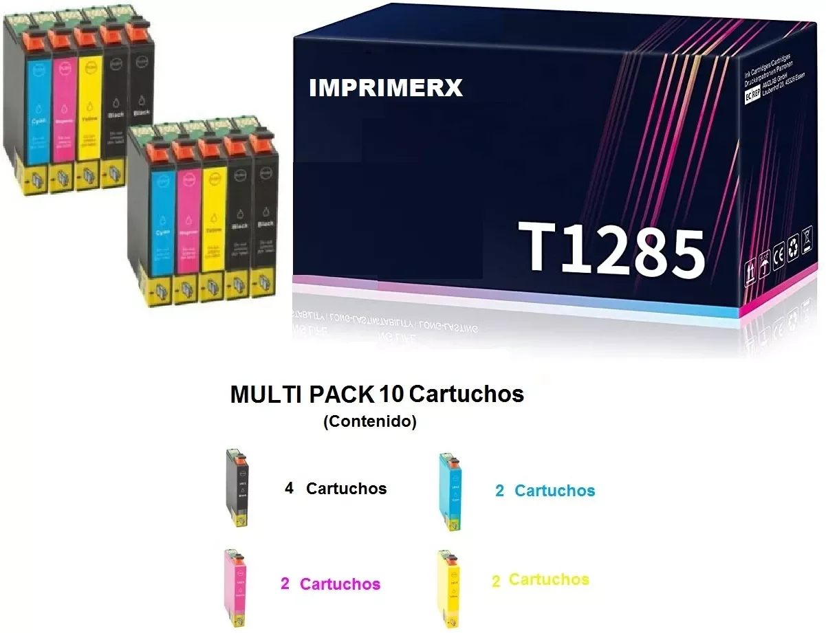 T1285 Ink Cartridges Compatible T1281 T1282 T1283 T1284 printer Epson Stylus s22 sx125 sx130 sx230 sx430 sx235w sx445