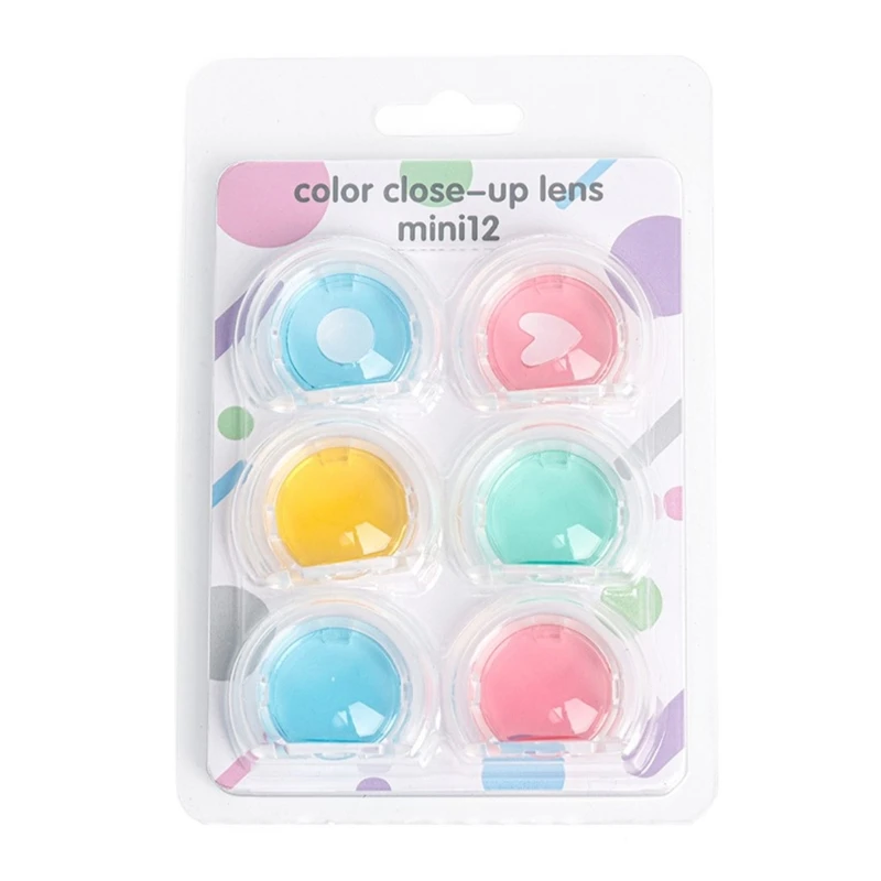 

6pcs/set Close-up Lens Film Cameras Photographic Accessories Colorful Color Filter Mirror for Mini 12 Instant Drop Shipping