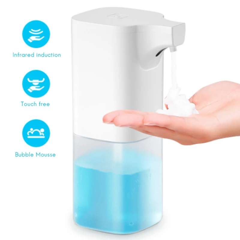 

Automatic Soap Dispenser Auto Foaming Soap Shampoo Dispenser 350ML IPX4 Waterproof USB Chargingful Bathroom Kitchen
