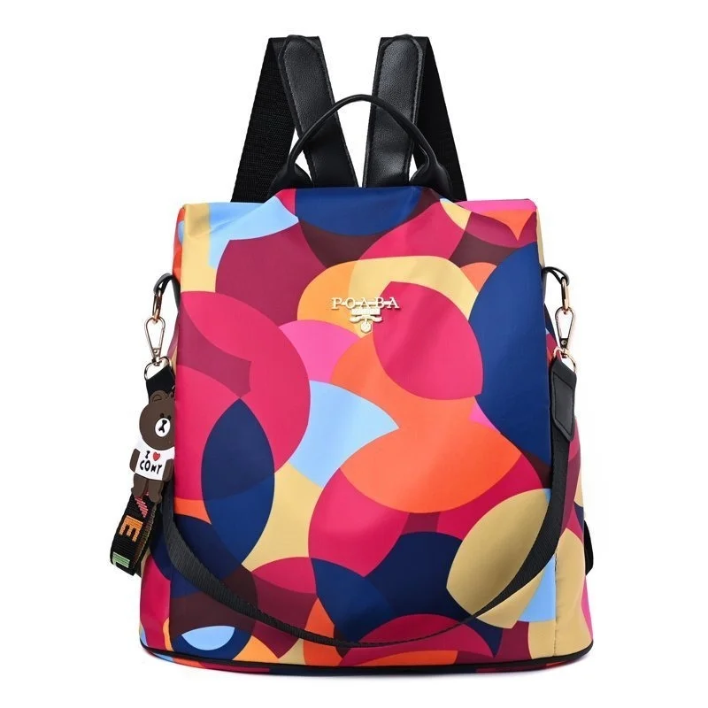 

Waterproof Oxford Women Backpack Fashion Anti-theft Women Backpacks Print School Bag High Quality Large Capacity Backpack