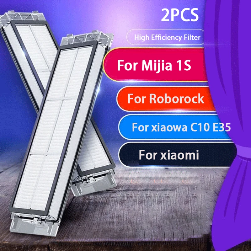 

Фильтр НЕРА Для робота-пылесоса Xiaomi Mijia 1 S, сменный моющийся фильтр для Roborock S50, S51, S55, T4, T6, T61, T65, T7, P5, P55