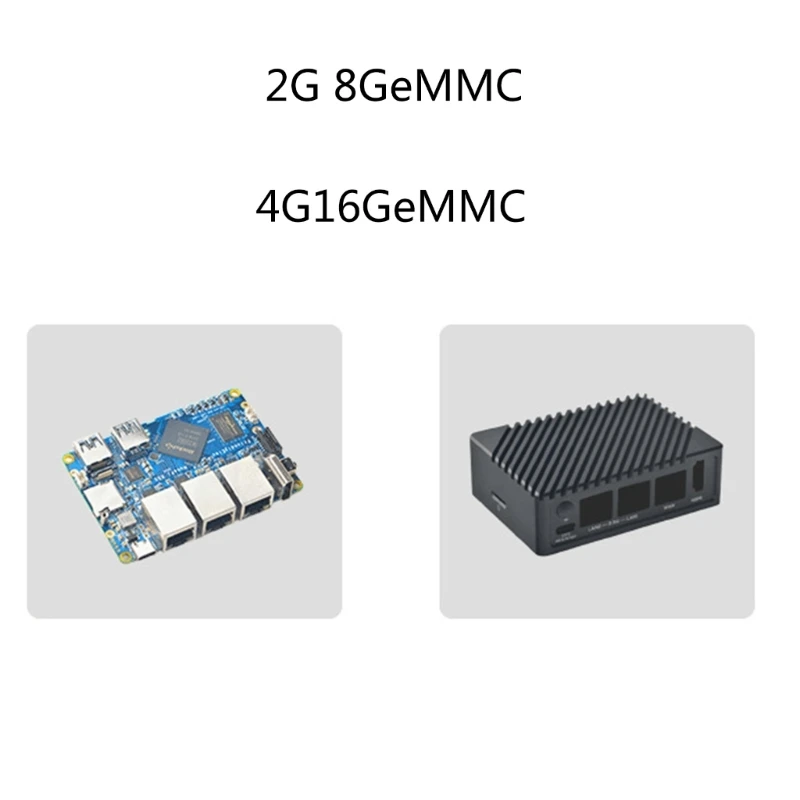 

NanoPi R5S Dual 2.5G Gigabit Mini Development Board MetalShell Open Source RK3568 Router