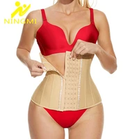 ningmi waist trainer for women weight loss waist cincher belly control belt slimming body shaper sweat gridle corset gym sport