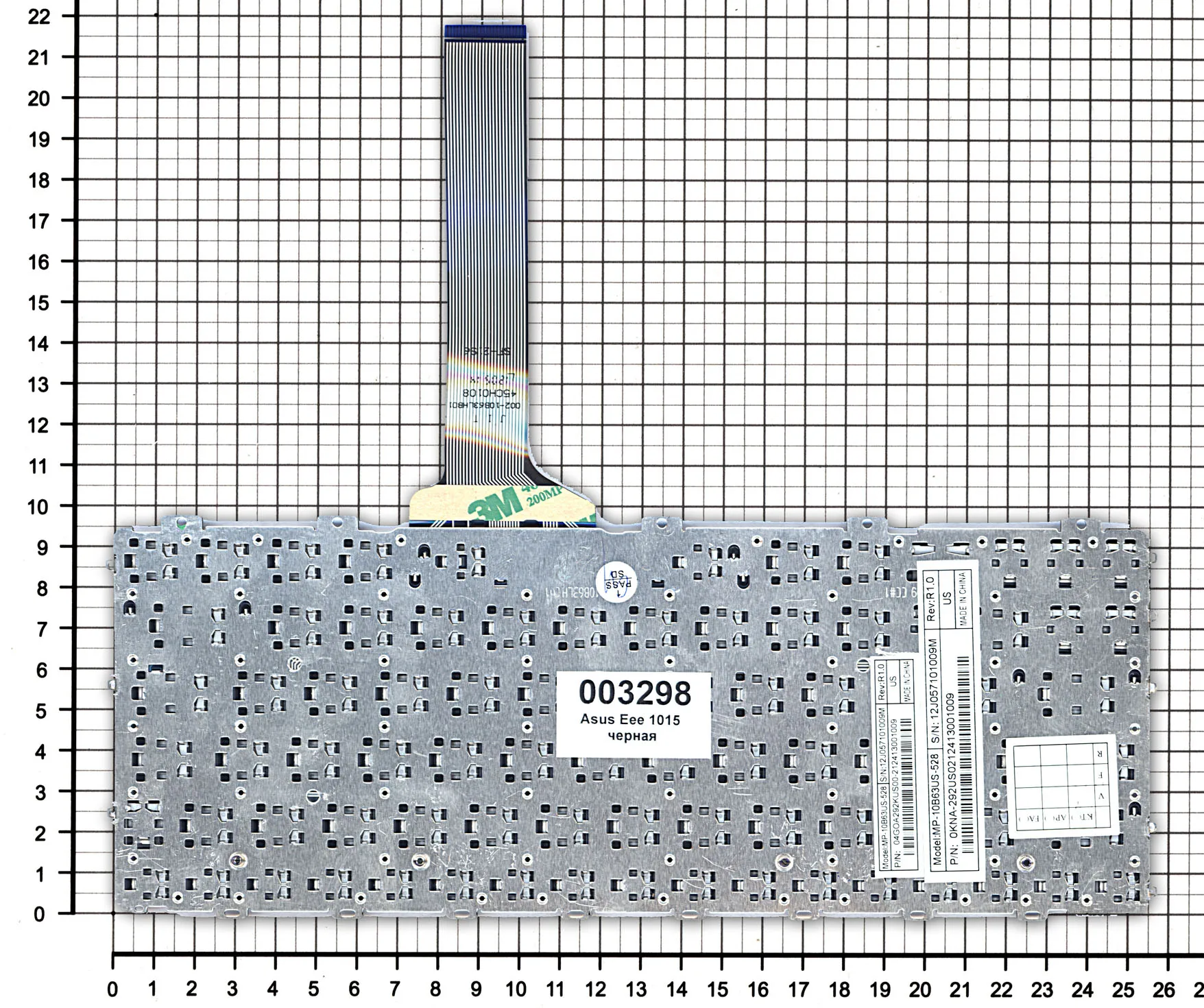 Клавиатура для Asus Eee PC 1015PW Русская Чёрная | Компьютеры и офис