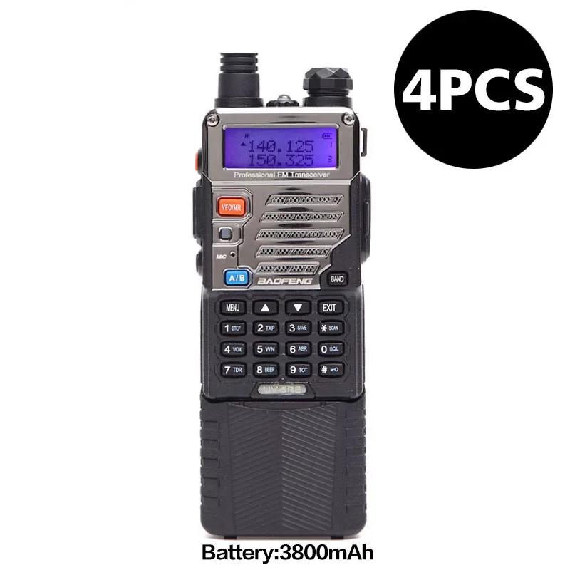 

4 шт., портативная рация VHF/400-520 МГц