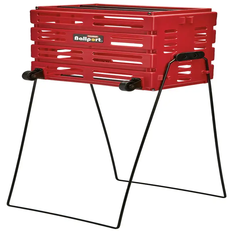

Deluxe Tennis Ball Pickup with Wheels - Red