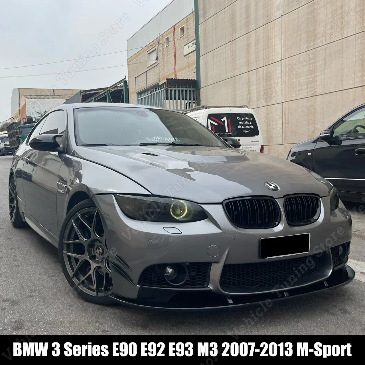 

4Pcs Front Bumper Diffuser Spoiler Splitter For BMW 3 Series E90 E92 E93 M3 2007-2013 M-Sport ABS Gloss Black Modification Kits