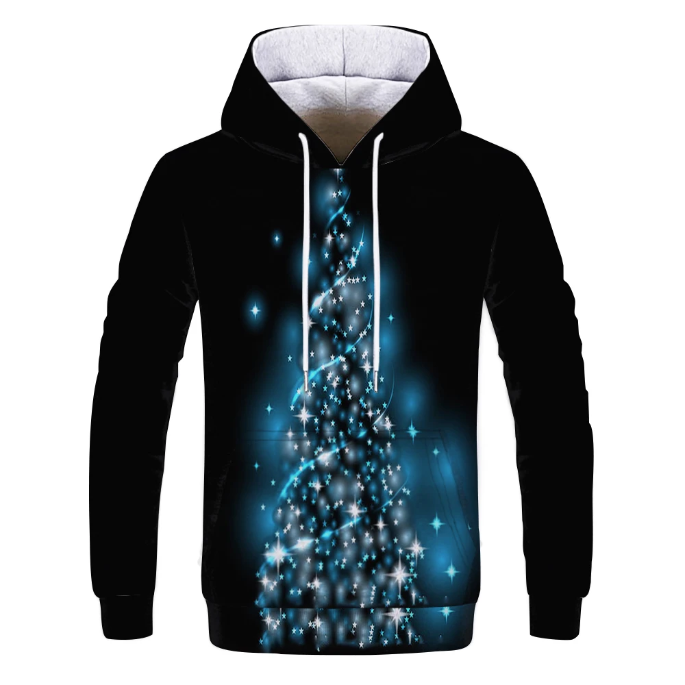 

Merry Christmas 3D Hoodie Men's Women's Funny Hoodie Kids Fashion Long Sleeve Pullover Hip Hop Santa Claus Clothes 2022 HOT
