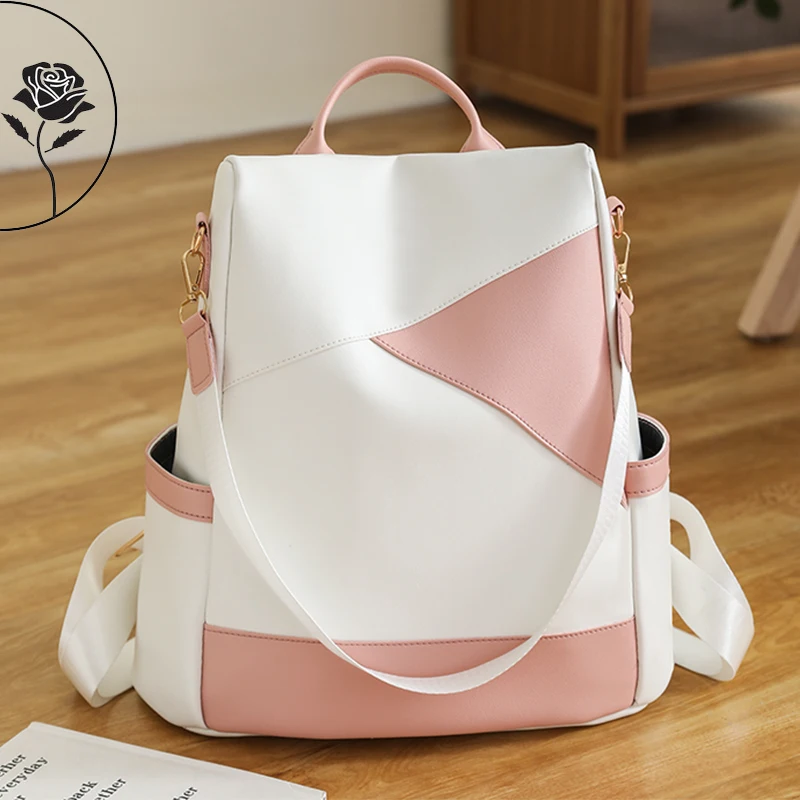 

Водонепроницаемый нейлоновый женский рюкзак, модные женские рюкзаки с защитой от кражи, школьная сумка с принтом, вместительный рюкзак, новинка 2023