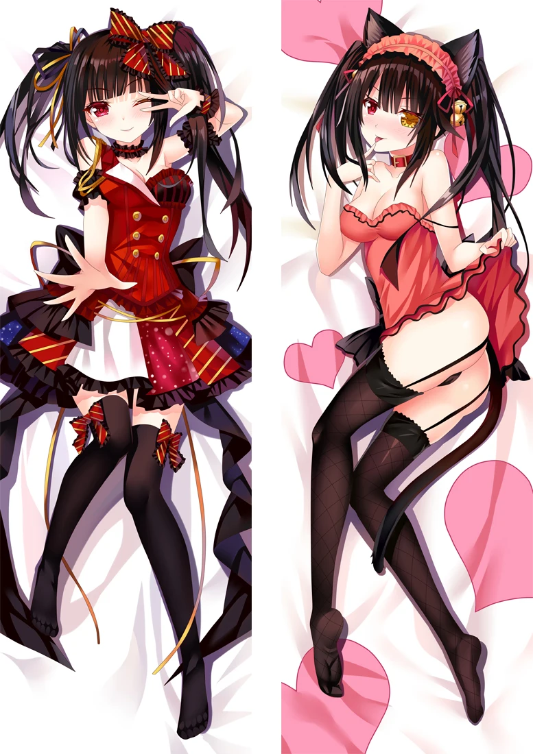 

Двусторонняя наволочка Dakimakura с принтом из аниме «дакимакура»