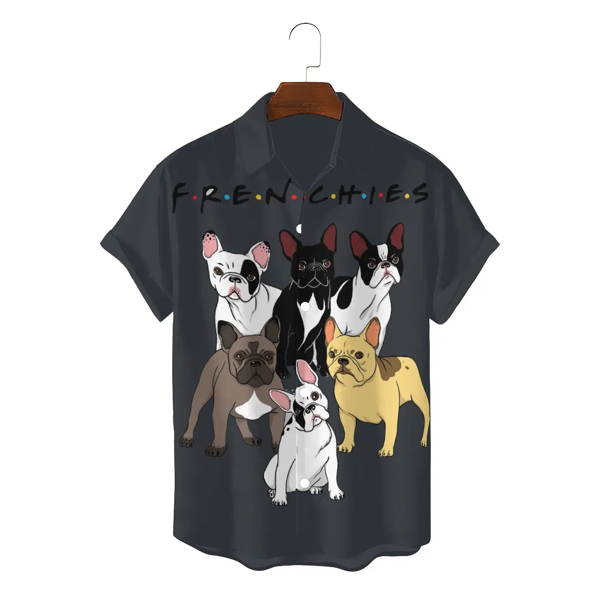 

French Bulldog Pet Dog Lover Men's Shirts FRENCHIES Fashion 3D Shirt Graphic Sweatshirts New Trend