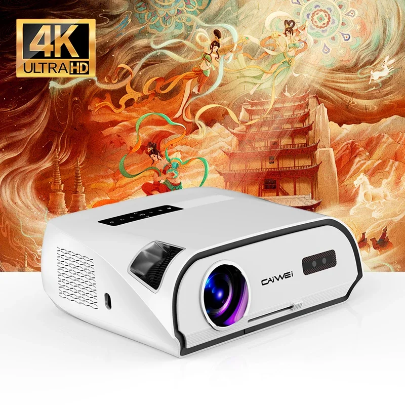 CAIWEI RTS Быстрая доставка по 3 дня Беспроводная связь 4k Поддержка 1080p Beamer Native Мини