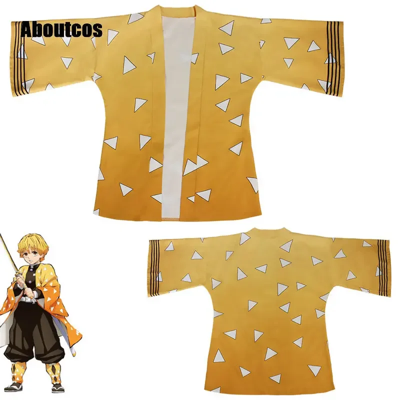 Костюм для косплея Aboutcos летнее кимоно агацума зенитсу кочоу из аниме No Yaiba Haori