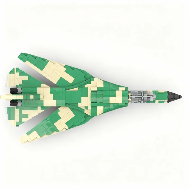 744 детали MOC City Airport F-111 Aardvark, масштаб 1:48, модель игрушечного строительного набора, архитектурный конструктор, рождественский подарок, 3D-кирпичики, образовательный набор. (art.: 3920dccbbc31b) - 3920dccbbc31b