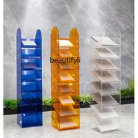 yj Acrylic Cabinet Door Panel Display Stand Stone Marble Color Card Display Rack