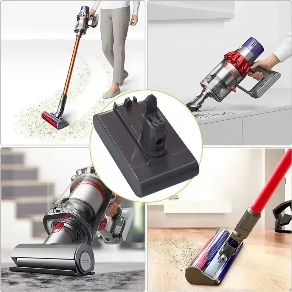 Для Dyson 22 2 В 4800/6800/9800/12800 мАч Тип B литий-ионный вакуумный аккумулятор для DC35 DC45 DC31