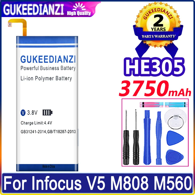 Аккумулятор для телефона GUKEEDIANZI HE328 для NOKIA 8, Подлинная батарея для телефона NOKIA8, батарея 3750 мАч