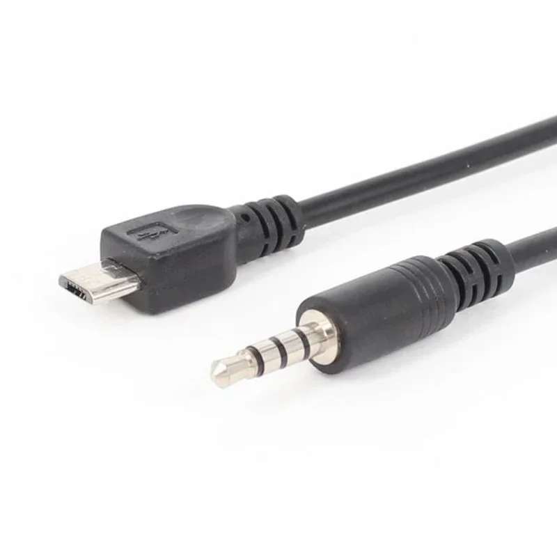 40 см Micro USB 2 0–3 5 мм AUX Автомобильный разъем USB-аудиокабель Шнур для мобильного
