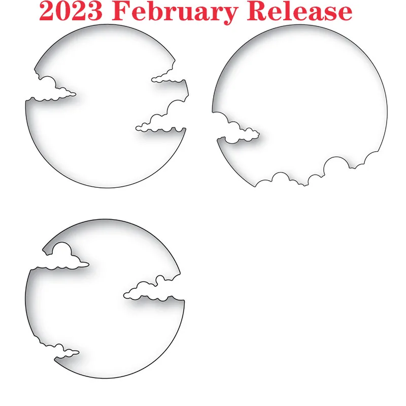 

Cloudy Sun Collage February 2023 Release Metal Cutting Dies For Scrapbooking Paper Craft Handmade Card Album Punch Art