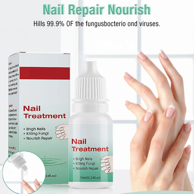 

10ML Nail Repair Liquid Onychomycosis Fungus Treatment Nail Nourishing Solution Professional Nail Care Supplies Beauty Makeup
