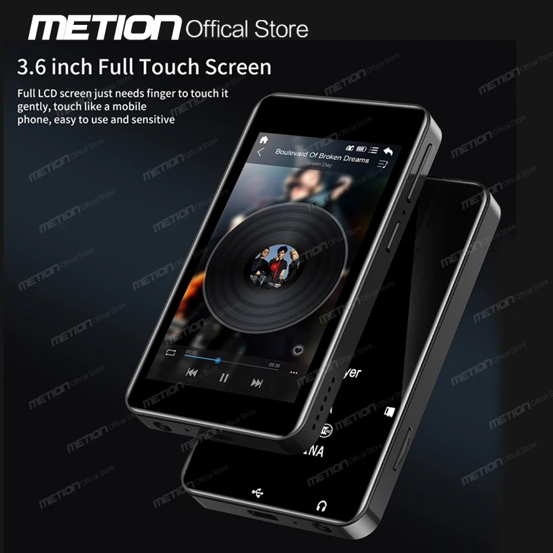 2022New 3 6 &quotFull Touch Screen Smart Android System WiFi Mp4 Mp3 музыкальный плеер Bluetooth Портативный MP3 HIFI
