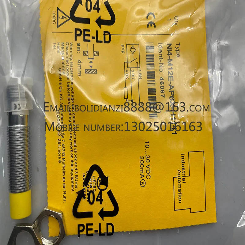 Точечный датчик NI4-M12-AP6X-H1141-H1141 Бесконтактный переключатель