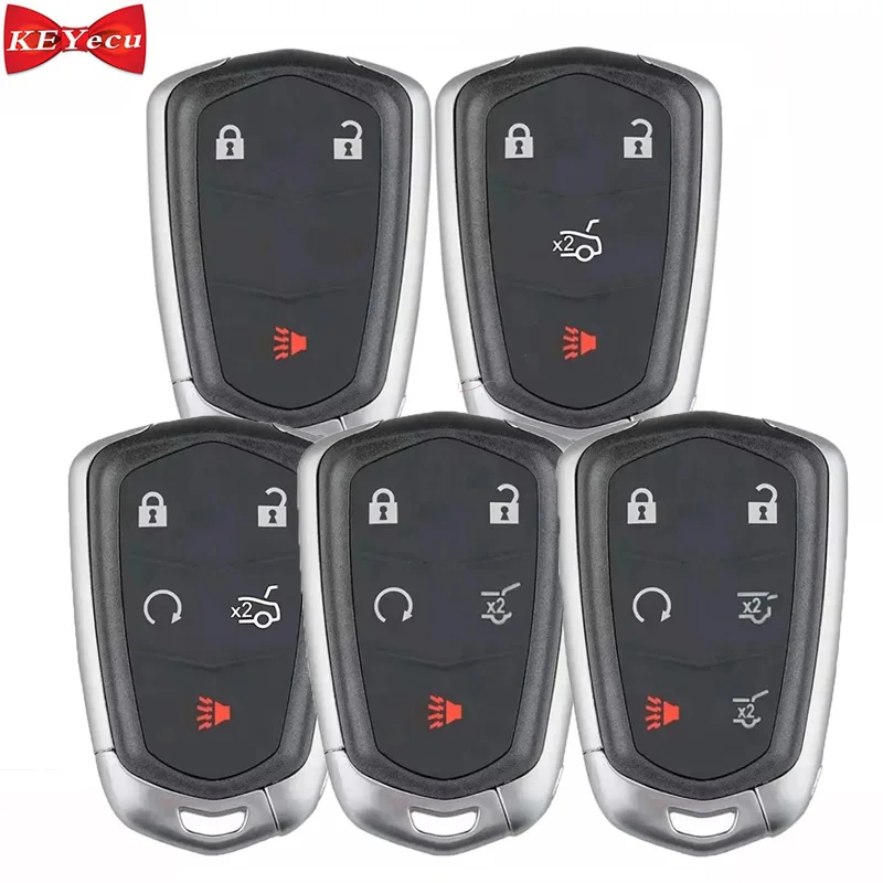 KEYECU HYQ2EB 433MHz HYQ2AB 315MHz для Cadillac Escalade ESV ATS CT6 CTS SRX XTS XT4 XT5 Брелок с дистанционным управлением.