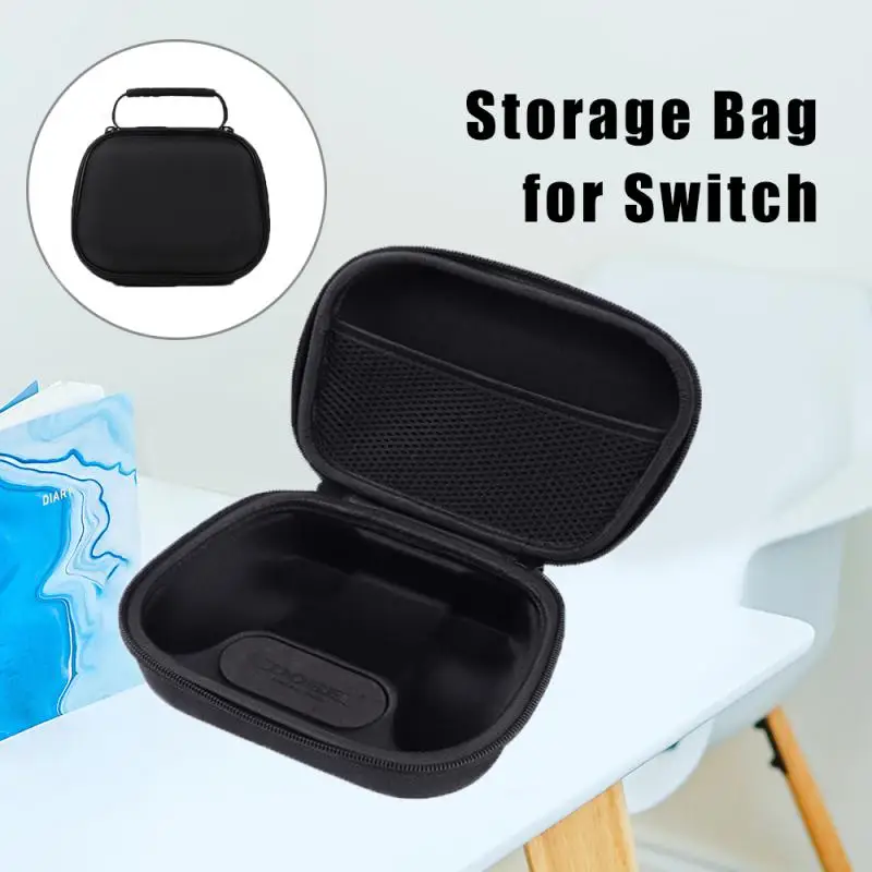 

Against Impact Storage Bag Protector Pu Leather Easy Storage Solid Game Controller Zipper Case For Joypad Collision Against Drop