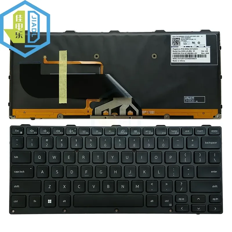 Фото Клавиатура JDL для DELL Latitude 7230 D12 14 E7404 5404 E7204 №4
