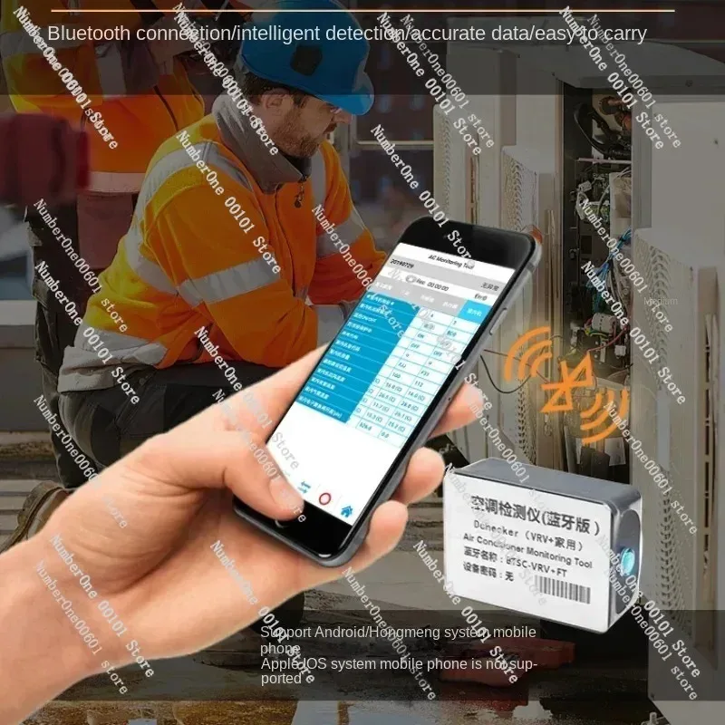Фото Диагностический инструмент для кондиционеров Daikin VRV SkyAir, Bluetooth-тестер D-Checker 999172T 999187T, тестер для устранения неисправностей №3