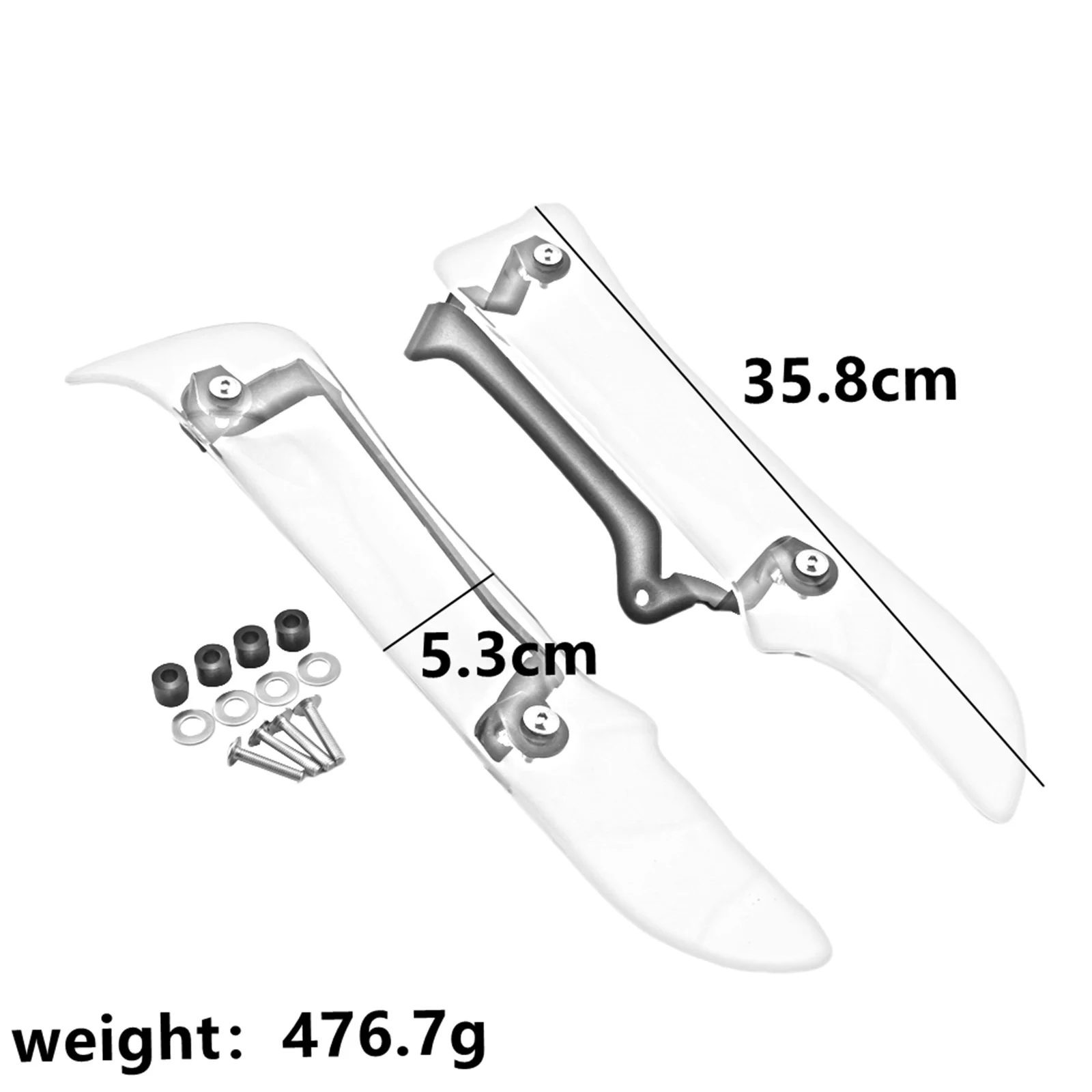 Боковой спойлер для мотоцикла дефлектор ветра обтекатель удлинитель защита ног