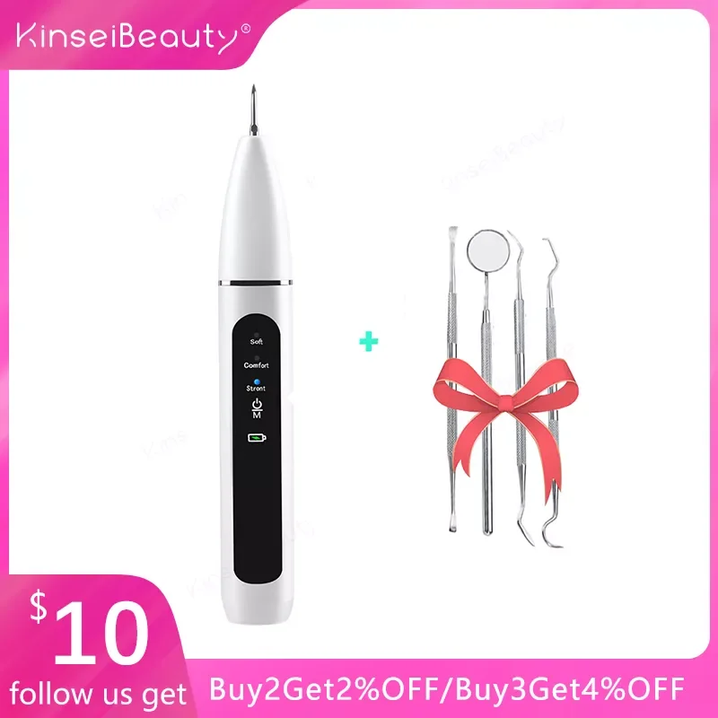 

Home Ultrasonic Dental Scaler Portable Electric Tooth Scaler Smart Screen Water Tooth Cleaner 3 Mode Dental Scaling Tools