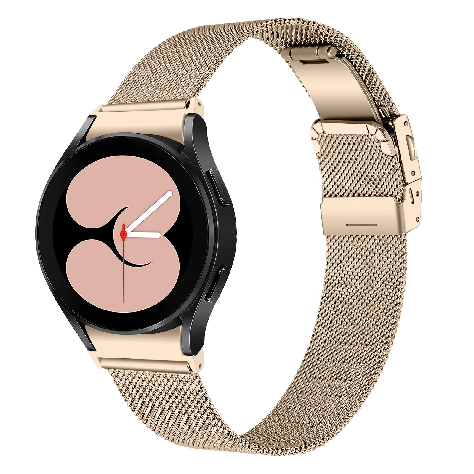 Фото Браслет из нержавеющей стали без зазоров для Samsung Galaxy Watch 7 6 5 4 44 мм 40 мм/5 Pro, Galaxy Watch6, Watch4 Classic 47 мм, 43 мм. №2