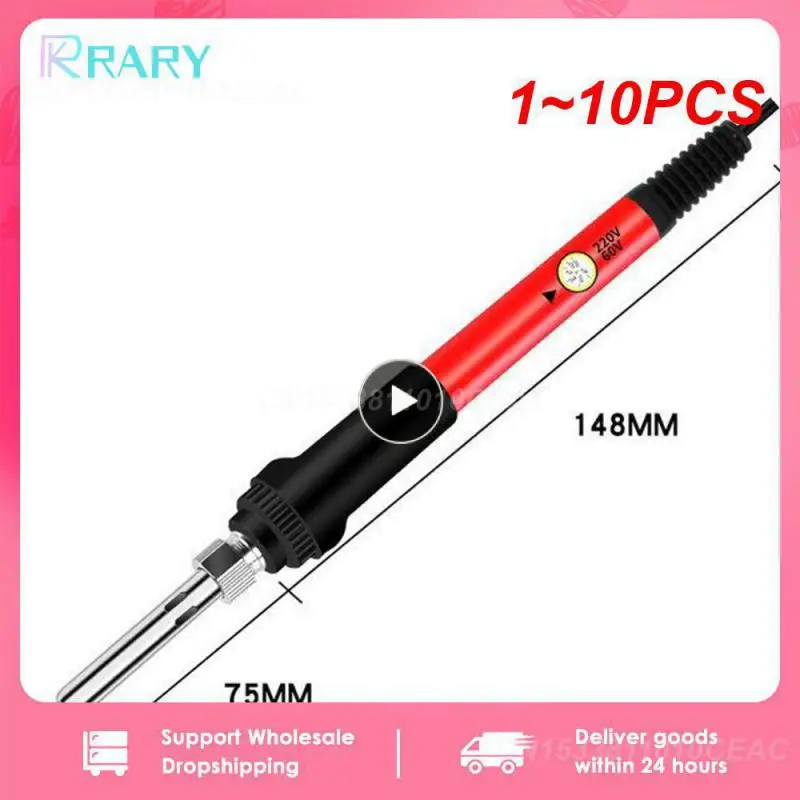 

1~10PCS New Adjustable Temperature Electric Soldering Iron 220V 110V 60W Welding Solder Rework Station Heat Pencil Tips Repair