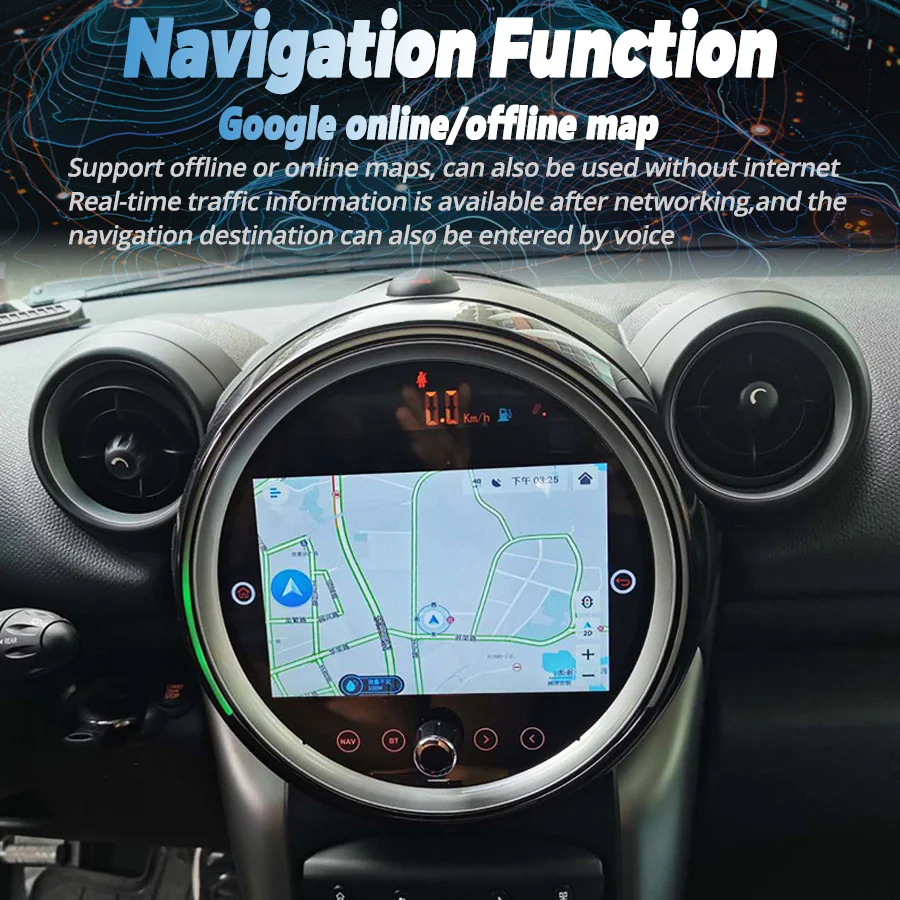 Фото Автомагнитола на Android 13, мультимедийный плеер с поддержкой GPS и Wi-Fi, для мини-квадрокоптера R60, R54, Carplay, DSP, 4G, Lte №3