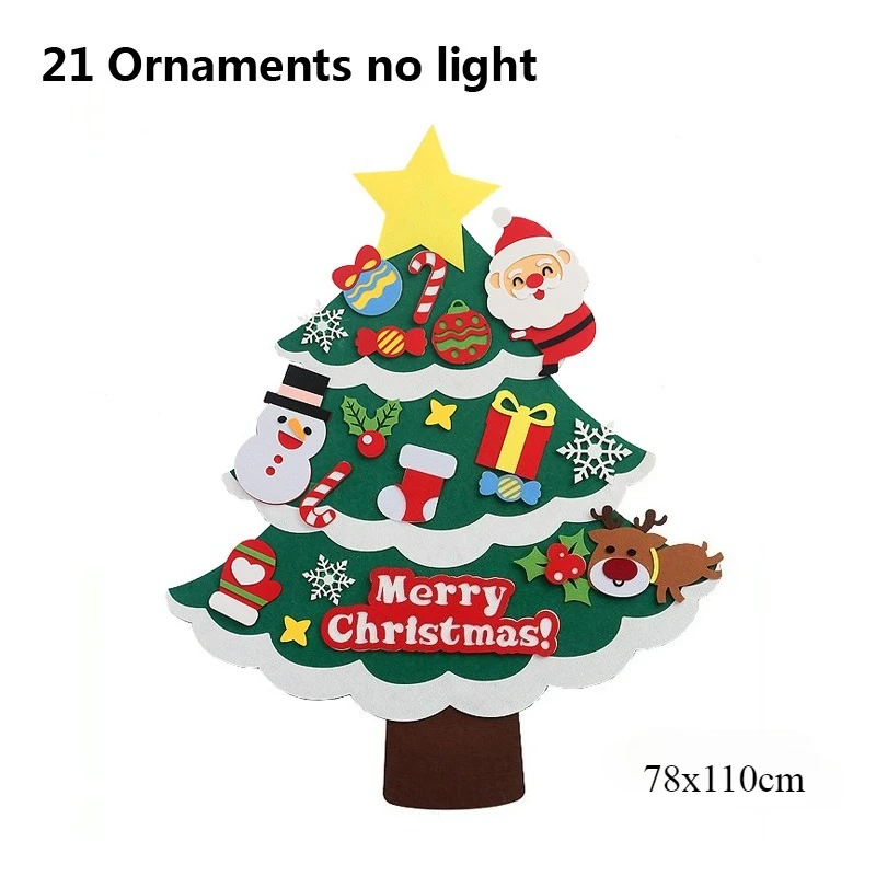 

Рождественская елка из фетра DIY