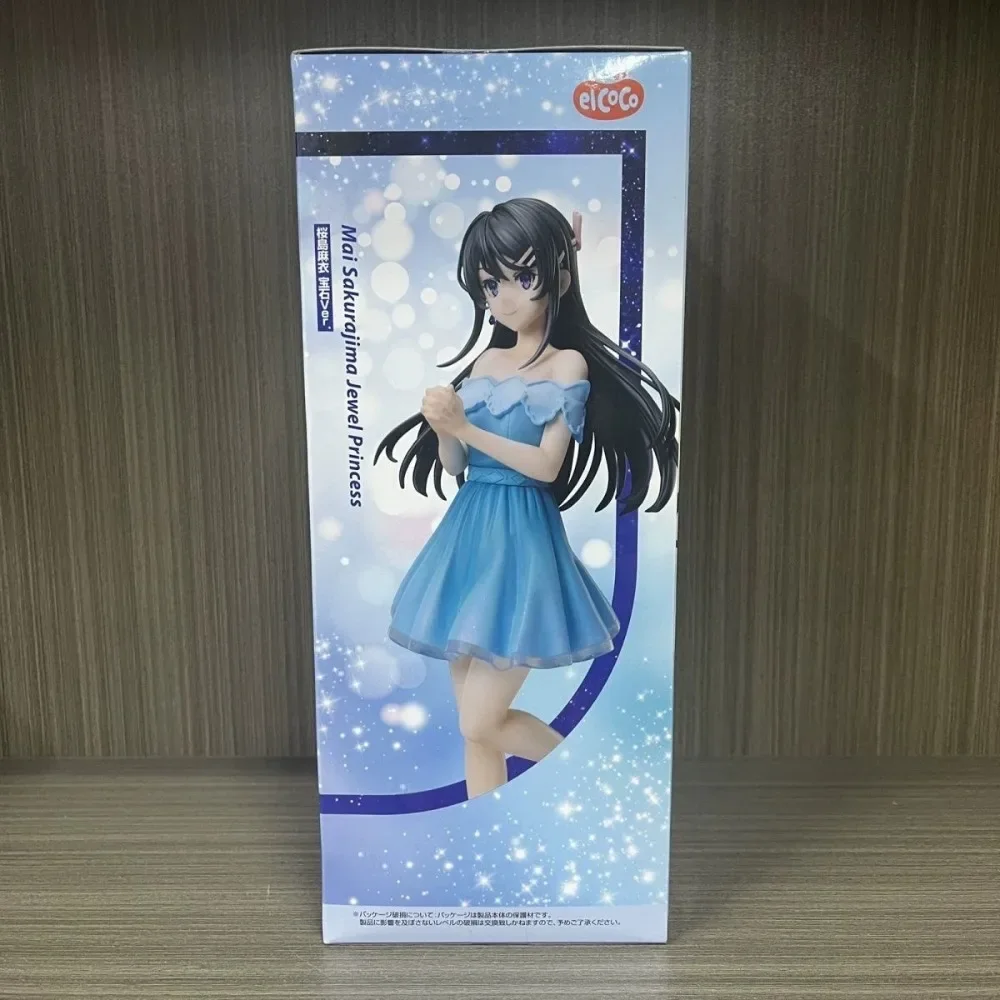 Фото В наличии ElCOCO Seishun Buta Yarou Wa Bunny Girl Senpai No Yume Wo Minai Sakurajima Mai 1/7 Houseki Ver. Фигурки-модели 27 см №5