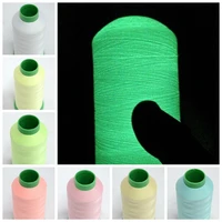 7 colors luminous sewing thread 1000 yards a roll nylon embroidery polyester fiber sewing handmade accessories cross stitch