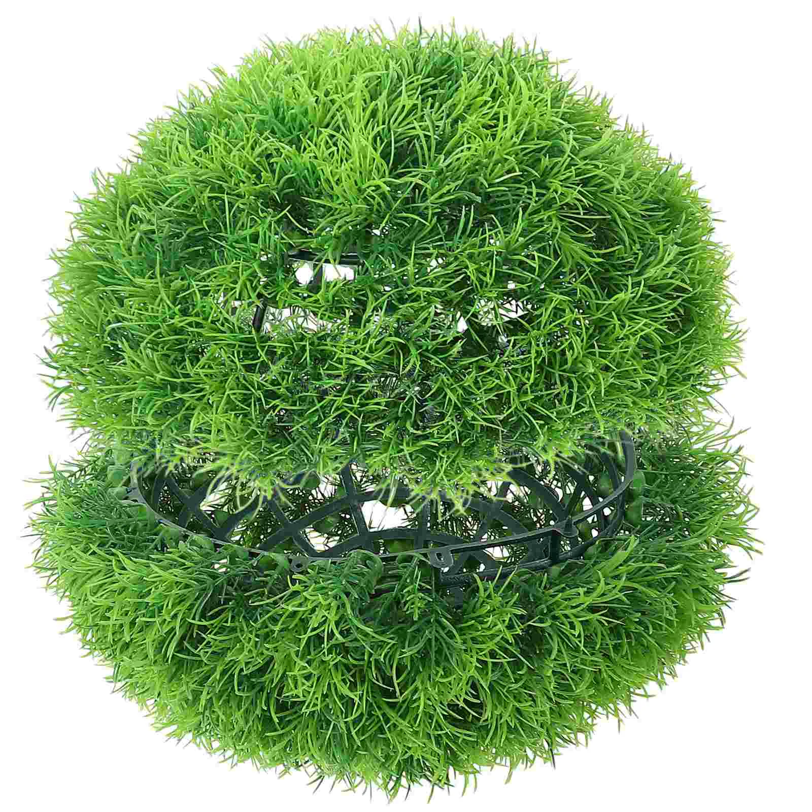 

Artificial Grass Ball Green Leaf Decorative Balls DIY Plants Pendants Topiary Hanging Plastic Home