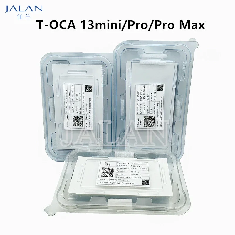 100 шт./коробка мкм OCA пленка IP 15 Plus/15 Pro макс. T-OCA клей для X до ЖК-дисплей стекло