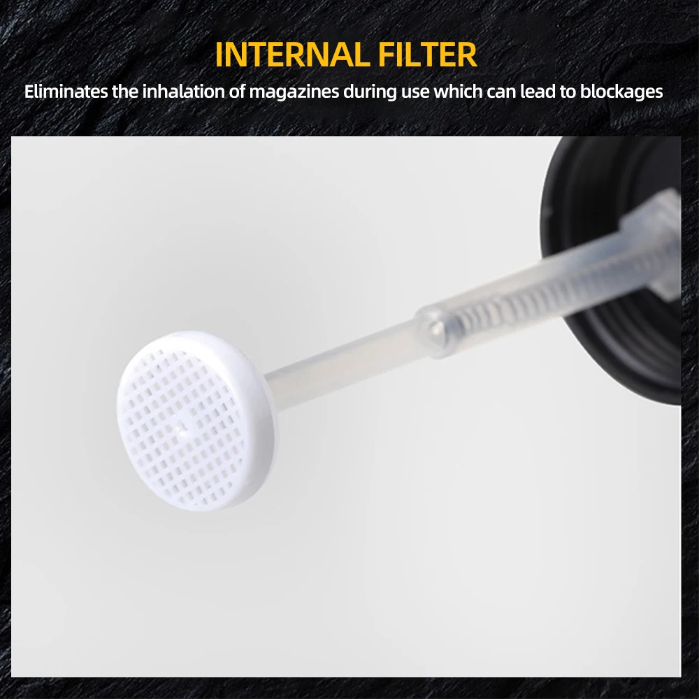 Прозрачный дозатор смазки с пистолетом высокого давления для пластикового