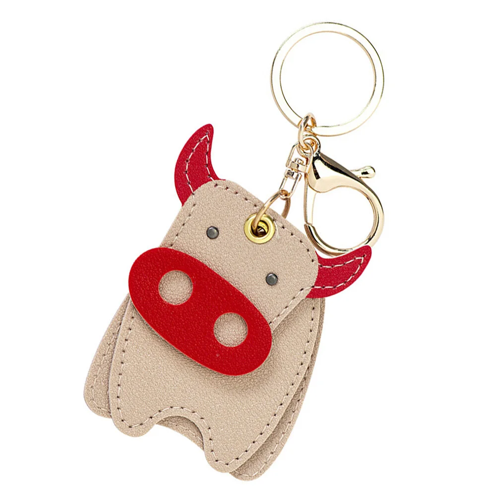 Gift Car Key Pendant Accessory PU Chain Decor Ring Bag Decoration Lovers Backpack Accessories