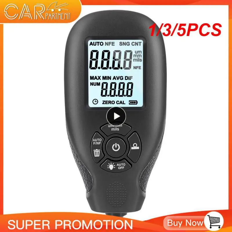 

1/3/5 шт., измеритель толщины покрытия 300 мм, диапазон 0-0,1 мкм