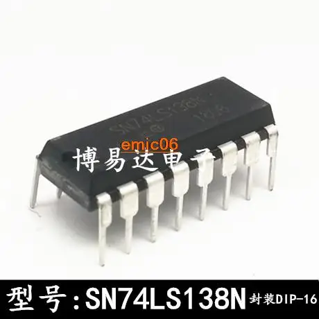 

10pieces Original stock SN74LS138N HD74LS138P 74LS138 DIP-16