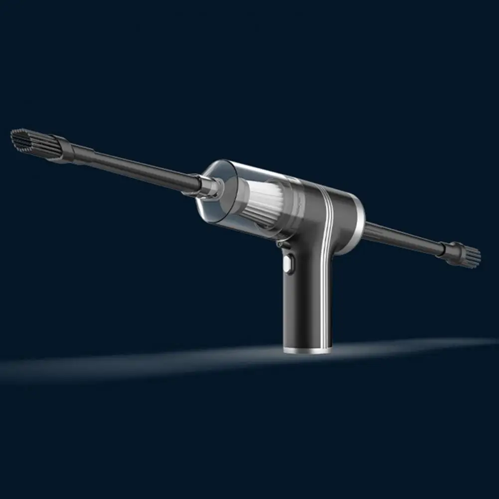 Портативный автомобильный пылесос компактный мощностью 120 Вт с двигателем и