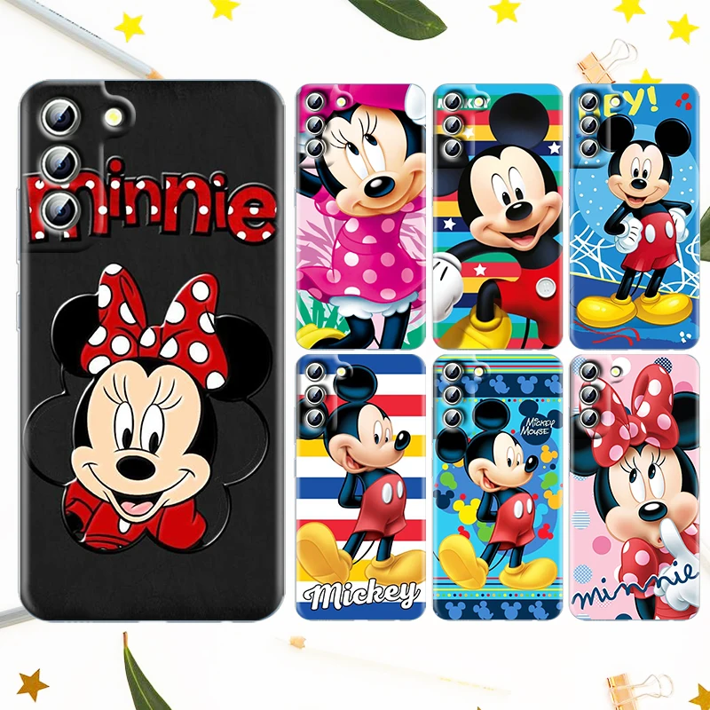 

Mickey Minnie Cool Disney Phone Case For Samsung Galaxy S23 S22 S21 S20 FE S10 E S9 Plus Ultra Pro Lite 5G Transparent Cover