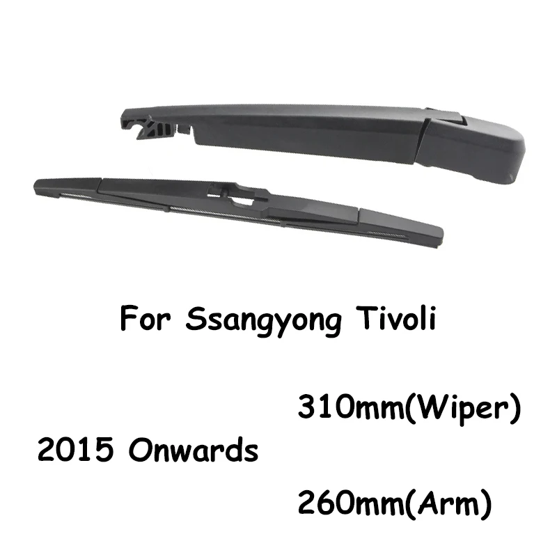 

Car Rear Windscreen Wiper Arm Blade Natural Rubber For Ssangyong Tivoli 310mm 2015 Onwards Hatchback Accessories
